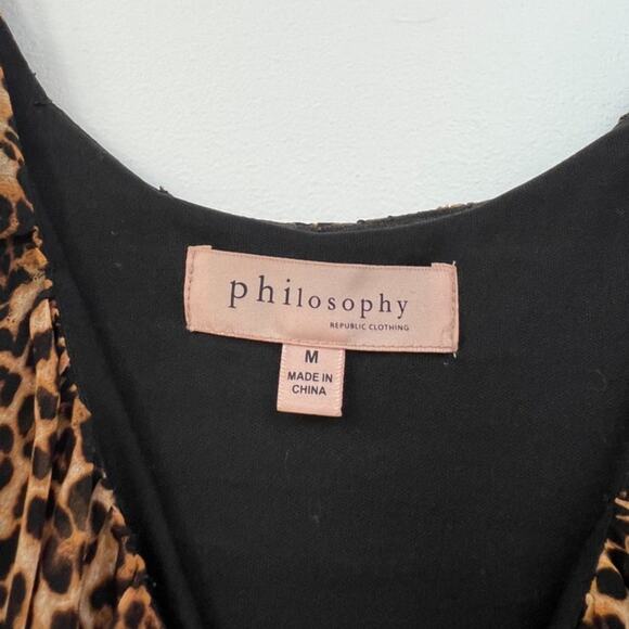 Philosophy Cheetah Sleeveless Cami Dress - Picture 5 of 5